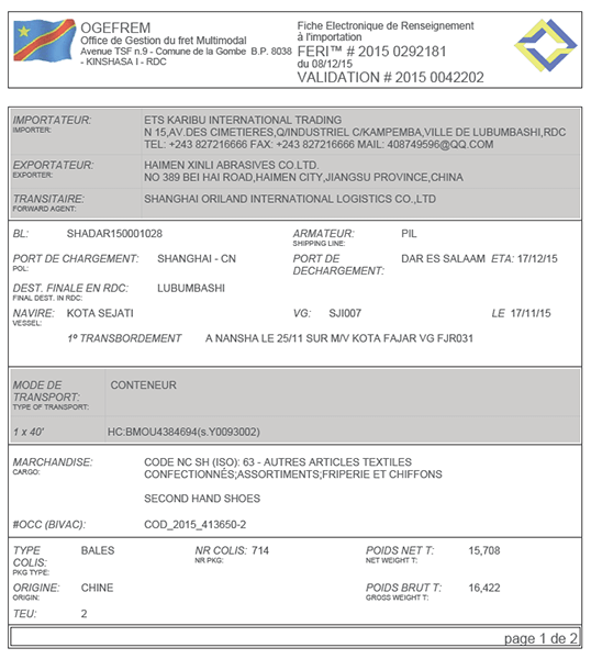 電子跟蹤單是什么？哪些國(guó)家需要？_非洲海運(yùn)_旭洲物流