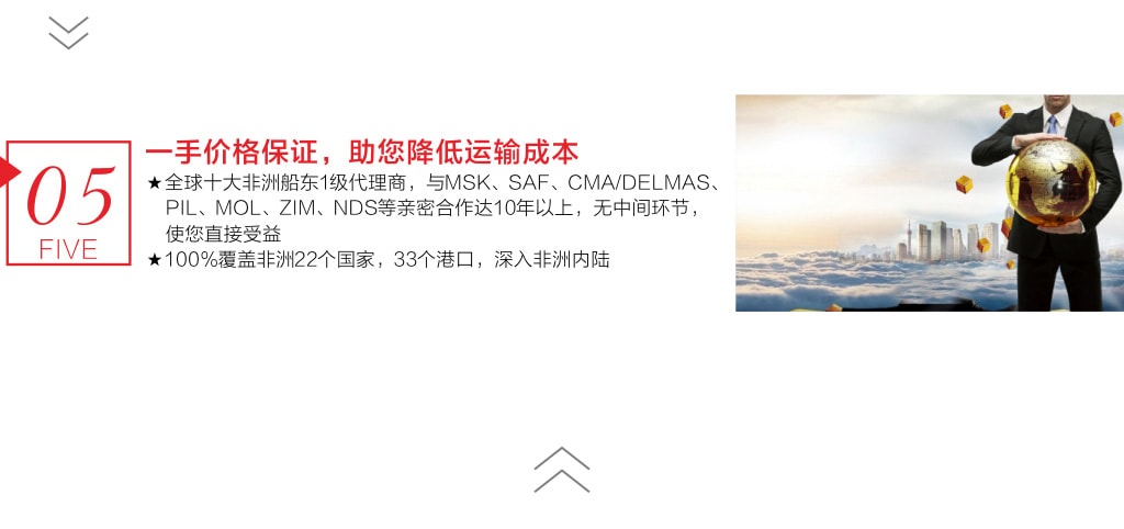 建材運往非洲，找旭洲物流來幫忙。