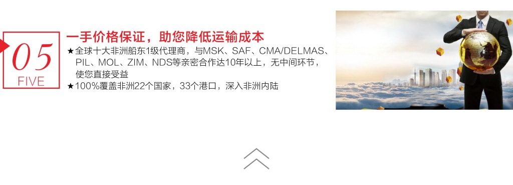 旭洲物流，讓您的汽摩配件直通非洲。