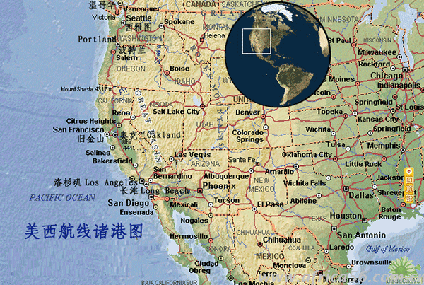 全球海運(yùn)主要航線以及主要港口一覽表_旭洲物流
