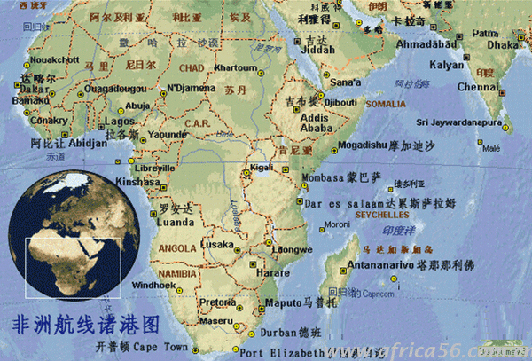 全球海運(yùn)主要航線以及主要港口一覽表_旭洲物流