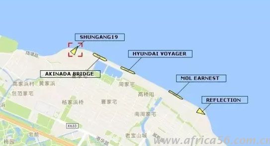 上海5月11日37個(gè)集裝箱落江，上海旭洲物流