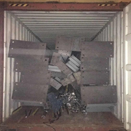 銅礦-鋼結(jié)構(gòu)體出口流程